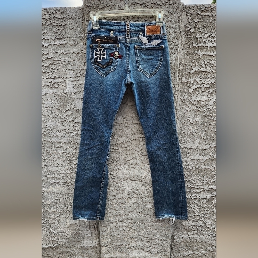 Robins Jean Straight Fit Dark Blue Denim - Picture 13 of 16